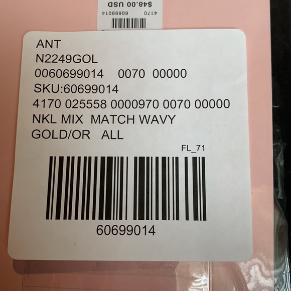 Anthropologie Vine Chain Necklace Gold - Picture 3 of 3